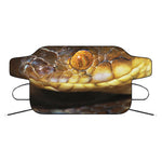 Malagasy Cat Eyed Snake Print Car Windshield Snow Cover
