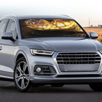 Malagasy Cat Eyed Snake Print Car Windshield Sun Shade