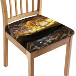 Malagasy Cat Eyed Snake Print Chair Cushion Cover