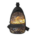 Malagasy Cat Eyed Snake Print Sling Bag