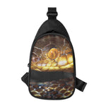 Malagasy Cat Eyed Snake Print Chest Bag