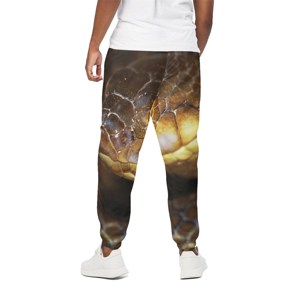 Malagasy Cat Eyed Snake Print Cotton Pants