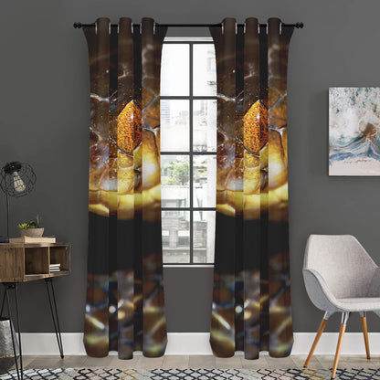 Malagasy Cat Eyed Snake Print Curtain