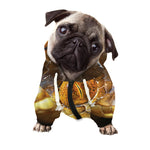 Malagasy Cat Eyed Snake Print Dog Zip Up Hoodie