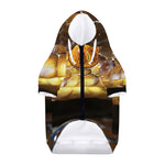 Malagasy Cat Eyed Snake Print Dog Zip Up Hoodie