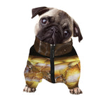 Malagasy Cat Eyed Snake Print Dog Zip Up Jacket