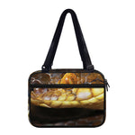 Malagasy Cat Eyed Snake Print Double Strap Bible Bag