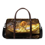 Malagasy Cat Eyed Snake Print Duffle Bag