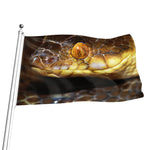 Malagasy Cat Eyed Snake Print Flag