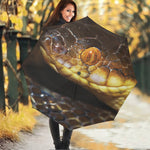 Malagasy Cat Eyed Snake Print Foldable Umbrella