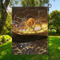 Malagasy Cat Eyed Snake Print Garden Flag