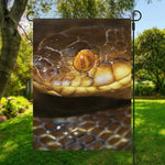 Malagasy Cat Eyed Snake Print Garden Flag