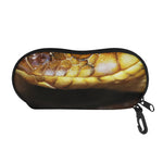 Malagasy Cat Eyed Snake Print Glasses Case