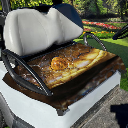 Malagasy Cat Eyed Snake Print Golf Cart Seat Cover