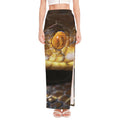 Malagasy Cat Eyed Snake Print High Slit Maxi Skirt