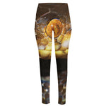 Malagasy Cat Eyed Snake Print High-Waisted Pocket Leggings