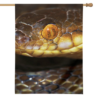 Malagasy Cat Eyed Snake Print House Flag
