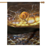 Malagasy Cat Eyed Snake Print House Flag