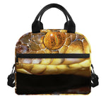 Malagasy Cat Eyed Snake Print Insulated Lunch Bag
