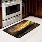 Malagasy Cat Eyed Snake Print Kitchen Mat