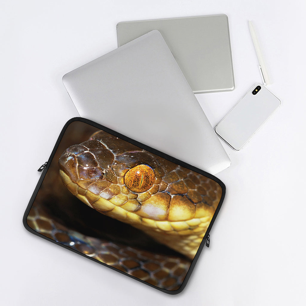 Malagasy Cat Eyed Snake Print Laptop Sleeve