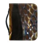 Malagasy Cat Eyed Snake Print Leather Bible Cover