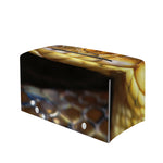 Malagasy Cat Eyed Snake Print Leather Tissue Box Cover