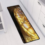 Malagasy Cat Eyed Snake Print Long Kitchen Mat