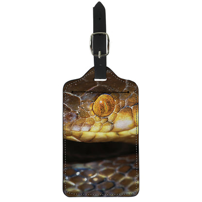Malagasy Cat Eyed Snake Print Luggage Tag