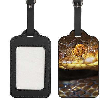Malagasy Cat Eyed Snake Print Luggage Tag
