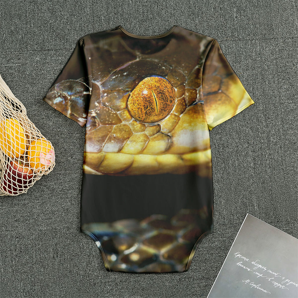 Malagasy Cat Eyed Snake Print Men's Bodysuit