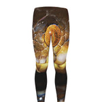 Malagasy Cat Eyed Snake Print Men's leggings