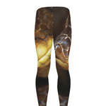 Malagasy Cat Eyed Snake Print Men's leggings