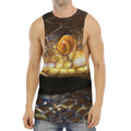 Malagasy Cat Eyed Snake Print Men's Muscle Tank Top