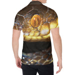 Malagasy Cat Eyed Snake Print Men's Shirt