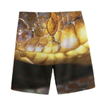 Malagasy Cat Eyed Snake Print Men's Sports Shorts