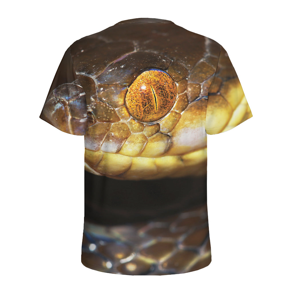 Malagasy Cat Eyed Snake Print Men's Sports T-Shirt