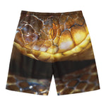 Malagasy Cat Eyed Snake Print Men's Swim Trunks