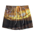 Malagasy Cat Eyed Snake Print Mesh Shorts