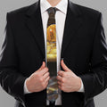 Malagasy Cat Eyed Snake Print Necktie
