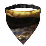 Malagasy Cat Eyed Snake Print Over The Collar Dog Bandana