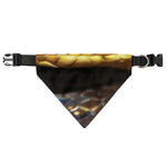 Malagasy Cat Eyed Snake Print Over The Collar Dog Bandana