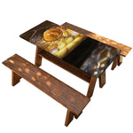 Malagasy Cat Eyed Snake Print Picnic Table Cover