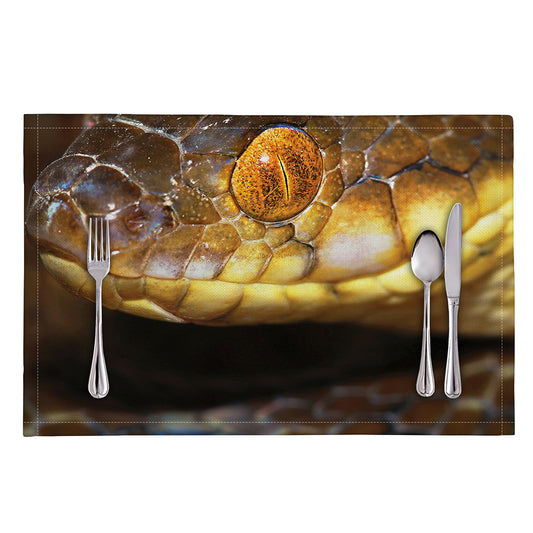 Malagasy Cat Eyed Snake Print Placemat