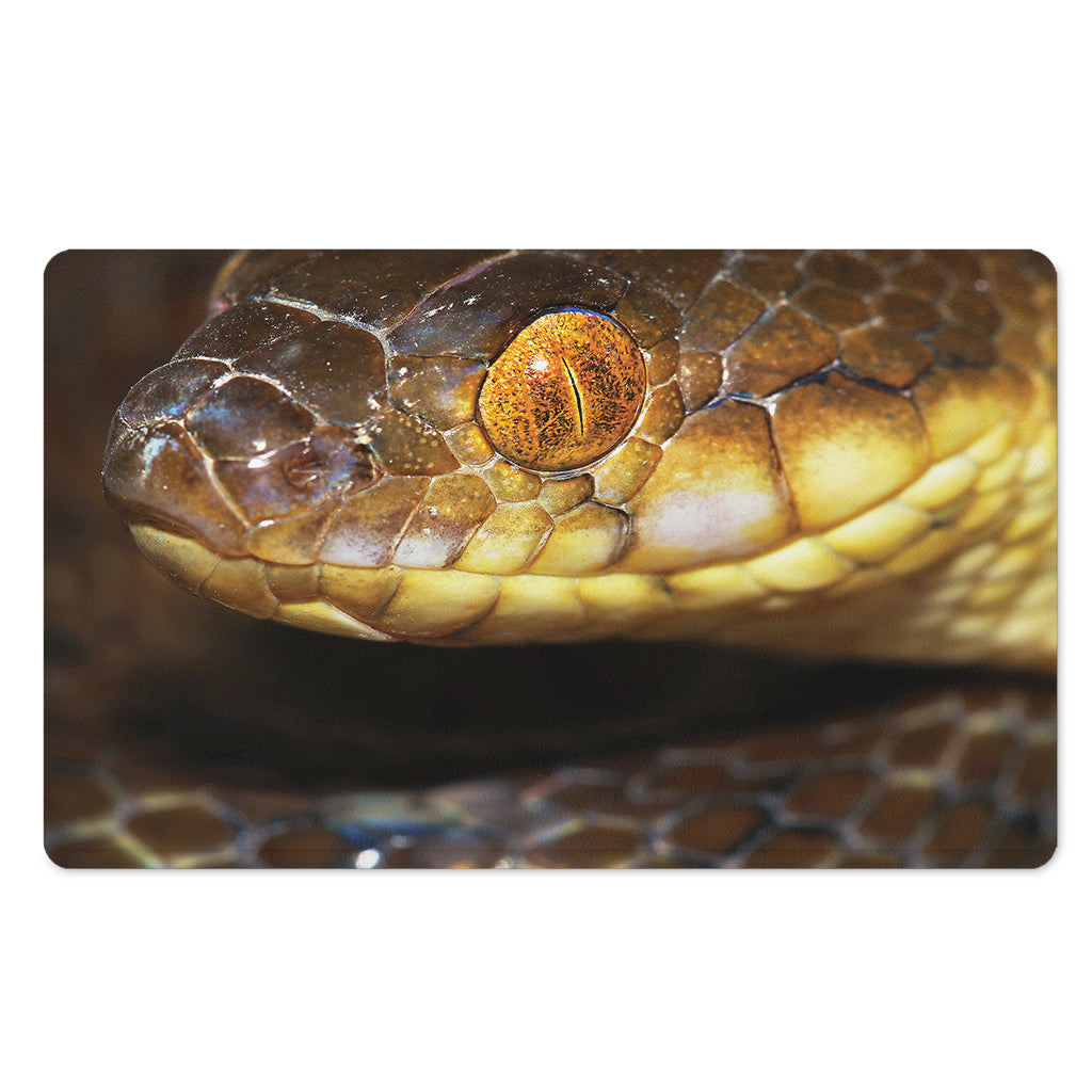 Malagasy Cat Eyed Snake Print Polyester Doormat