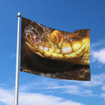 Malagasy Cat Eyed Snake Print Polyester Flag