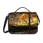 Malagasy Cat Eyed Snake Print Shoulder Strap Bible Bag