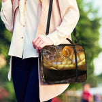 Malagasy Cat Eyed Snake Print Shoulder Strap Bible Bag