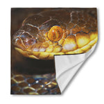 Malagasy Cat Eyed Snake Print Silk Bandana