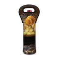 Malagasy Cat Eyed Snake Print Single Neoprene Wine Tote